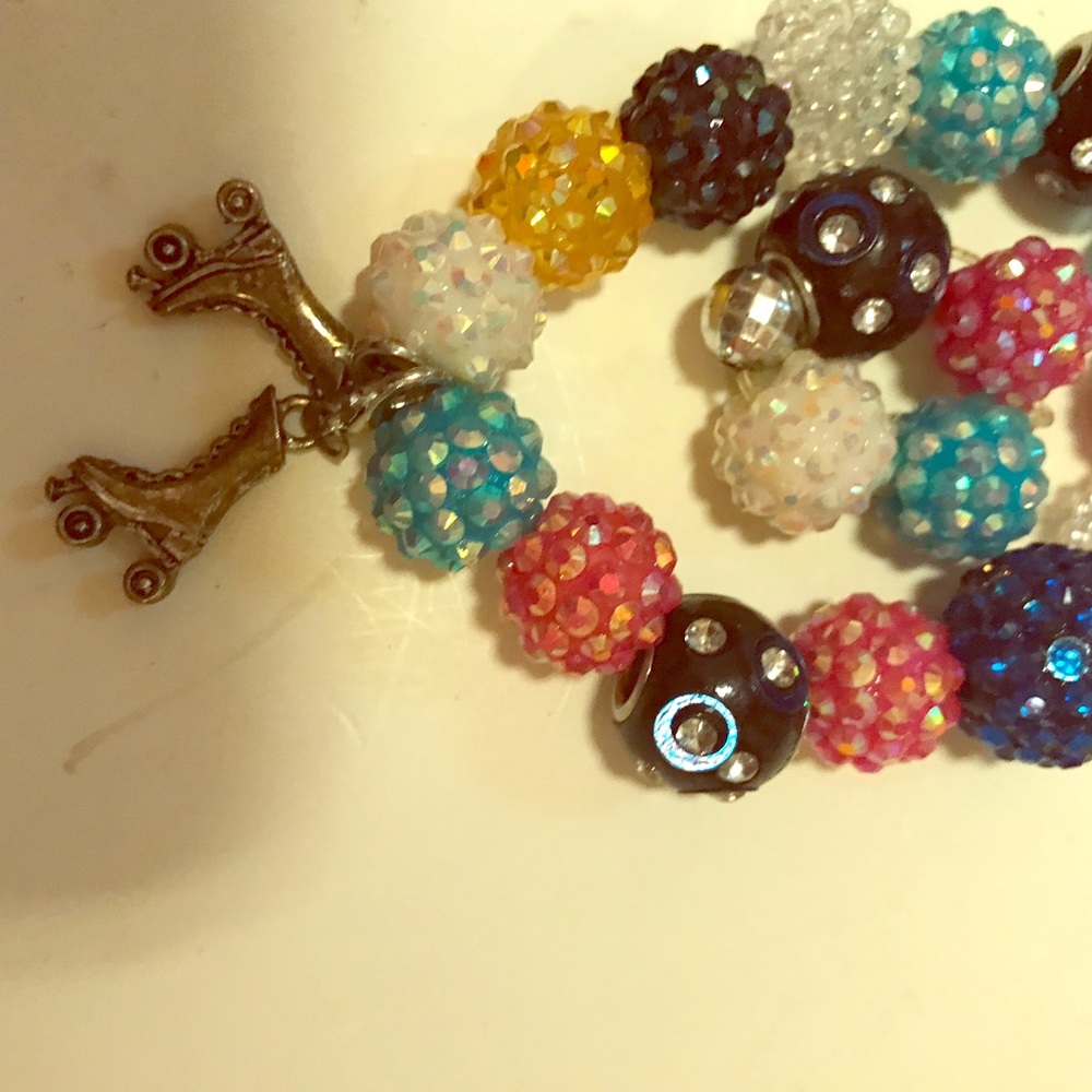 Baby Bubbles Roller Jbeads bracelet with ring!